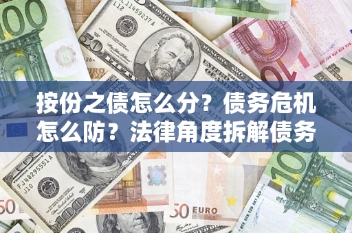 济南按份之债怎么分？债务危机怎么防？法律角度拆解债务分配与风险自保指南