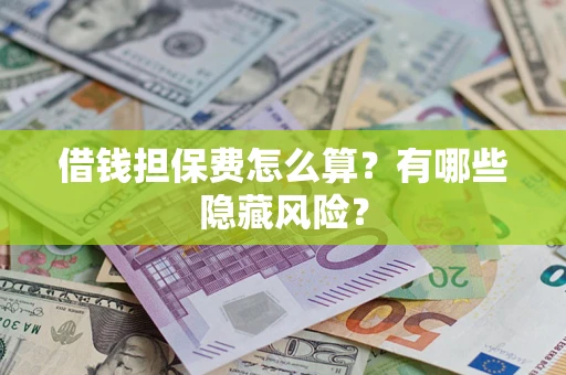 济南借钱担保费怎么算？有哪些隐藏风险？