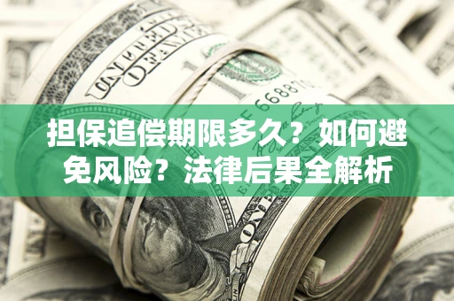 济南担保追偿期限多久？如何避免风险？法律后果全解析