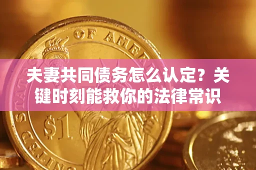 济南夫妻共同债务怎么认定？关键时刻能救你的法律常识