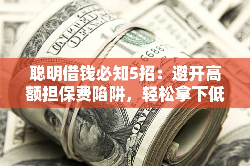 济南聪明借钱必知5招：避开高额担保费陷阱，轻松拿下低息贷款