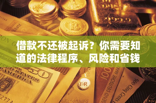 济南借款不还被起诉？你需要知道的法律程序、风险和省钱技巧